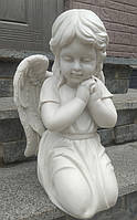Ангелы из мрамора. Скульптура Ангела девочки № 88 из литьевого мрамора 50 см