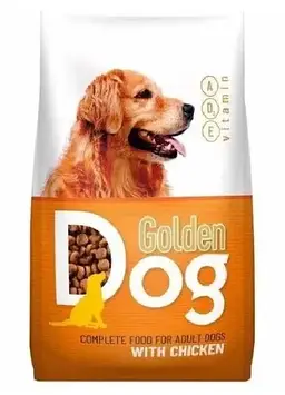 Корм сухий Для дорослих собак для усіх порід Golden dog з куркою 10 кг