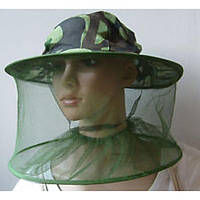 Шляпа с сеткой от комаров (100% хлопок) Шляпа накомарник