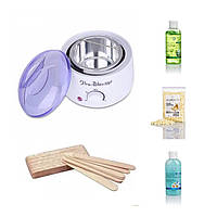 Набір для депіляції з воскоплавом Pro Wax 100 white