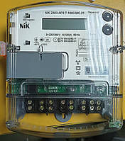 Лічильник трифазний з PLC-модулем NIK 2303 AТТ.1800.MC.11