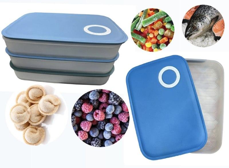 Прозорий контейнер для зберігання їжі в холодильнику (1 шт.), фото 1