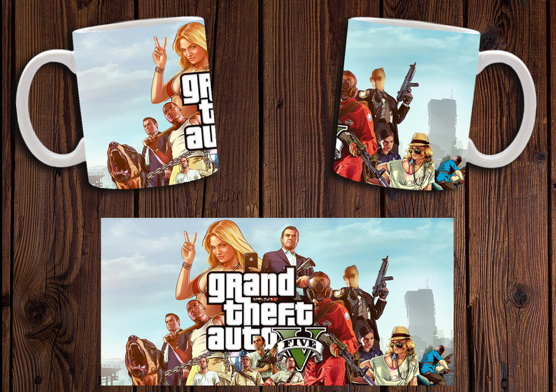 Чашка "GTA V" / Кружка ГТА 5 №10