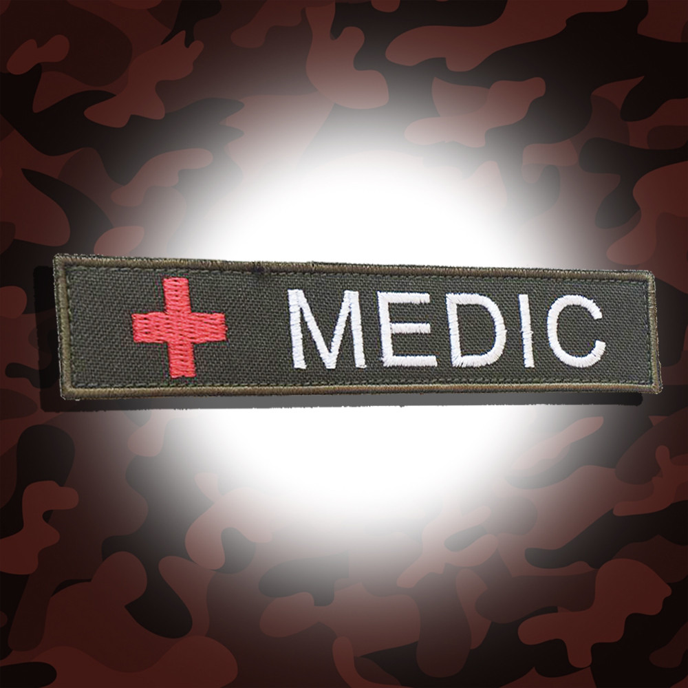 №50 Шеврон (патч) Планка "MEDIC" на oliva