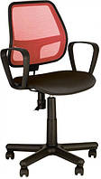 Компьютерное офисное кресло для персонала Альфа Alfa GTP PM60 OH-6/C-11 красный с черным Новый Стиль