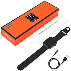 Смартгодинник Smart Watch AK99, 44 mm Aluminium, голосовий виклик, black, фото 3