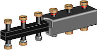 Розподільний колектор до 5 опалювальних контурів Meibes (Німеччина)