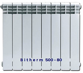 Радіатор біметалічний BITHERM 500х80