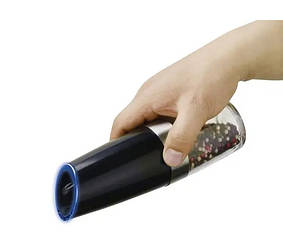 Роздрібнювач для подрібнення солі та перцю Електричний Чорний