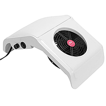 Настільна витяжка (пилосос) Nail Dust Collector DC-858-4 на 20 Вт (white), фото 3