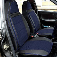 Чохли Pilot ВАЗ 2107 тканина чорно- синя Пілот