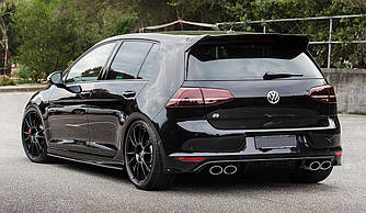 Спойлер VW Golf 7 \ 7,5 сток тюнінг стиль Osir Design (чорний глянц)