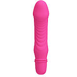 Класичний вібратор Pretty Love Stev Vibrator Pink, фото 3