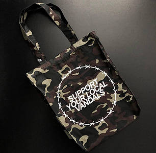 UglyCool Сумка-шопер Support Your Local Vandals Green Camo