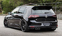 Спойлер VW Golf 7 \ 7.5 сток тюнинг обвес стиль Osir Design (черный глянц)