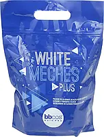 Пудра для осветления волос голубая Bbcos White Meches Plus с застежкой 500 г