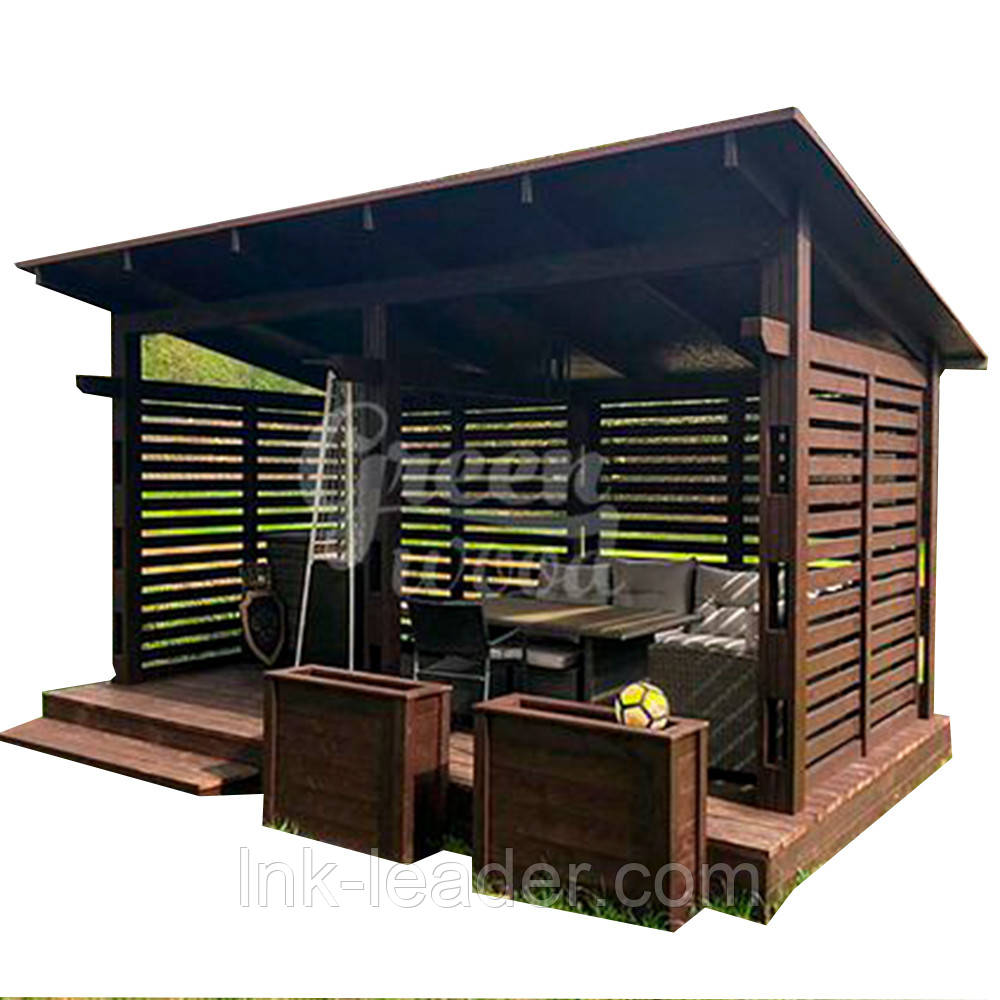 Купить Беседка премиум класса 4 на 3 м, разборная (на 16-18 человек ...