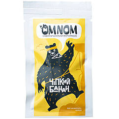 Батончик енергетичний чіпкий банан "OMNOM"