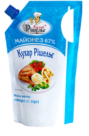 Майонез 67% 1000г ТМ Кухар Рішельє