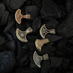 Підвіски брелоки намистини сокири з латуні 1 шт Gorillas Accessories