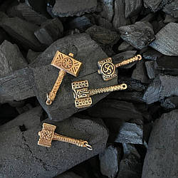 Підвіски брелоки молоти з латуні 1 шт Gorillas Accessories
