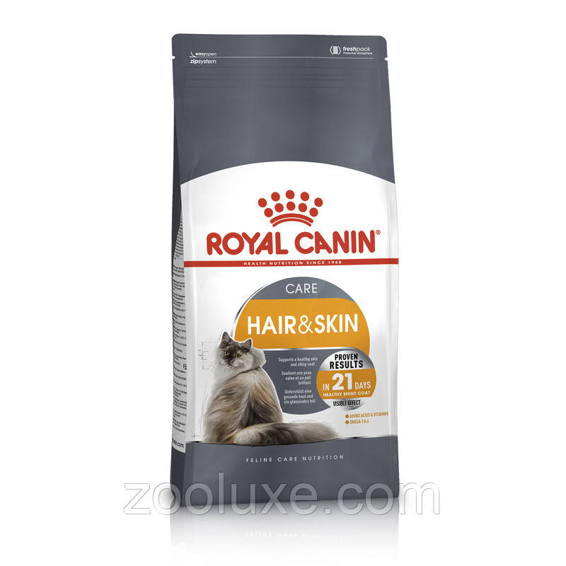 Royal Canin Hair&Skin Care 2 кг/Роял Канін Хейер-енд Скін Кеа 2 кг — корм для кішок