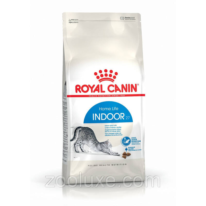 Royal Canin Indoor 27 2 кг / Роял Канін Індор 27 2 кг - корм для котів