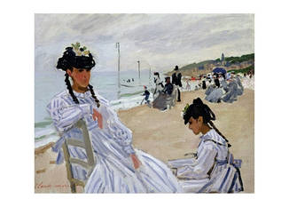 Листівка Claude Monet — Paris Marmottan Strand Trouville, 1870