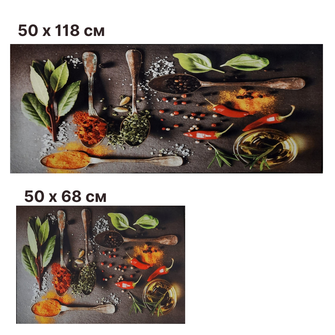 Набір килимків на кухню 50х68 та 50х118 см Spice К4, фото 1
