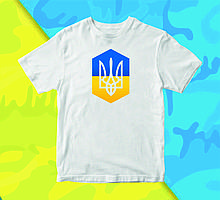 Футболка з принтом "Герб Тризуб України" Push IT