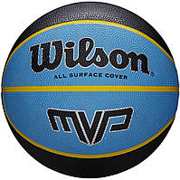 Мяч баскетбольный Wilson MVP размер 7 для улицы та зала, синій (Оригинал)