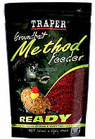 Прикормка увлажньонная Traper Method Feeder 750g Green Marzipan,00167