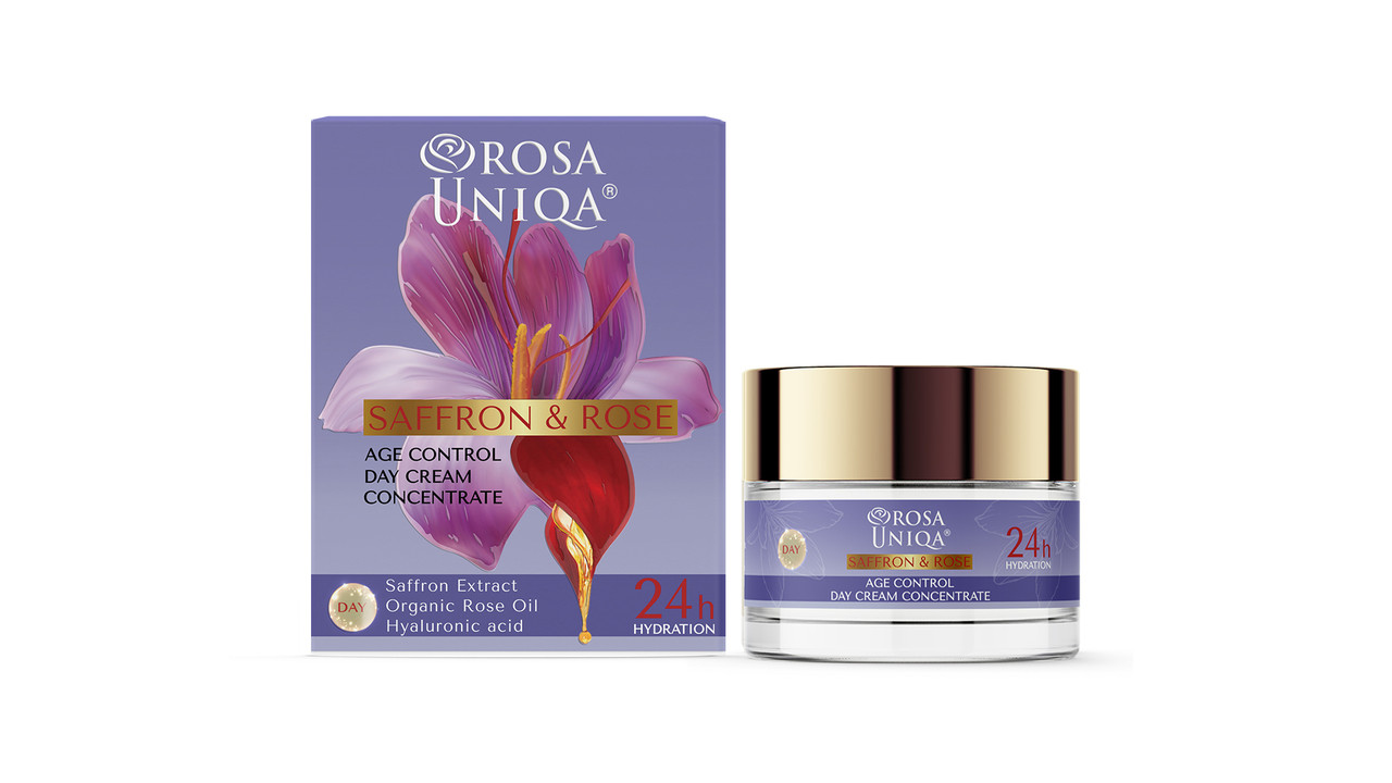 Денний крем-концентрат Rosa Uniqa & Saffron від Arsy Cosmetics 50 мл