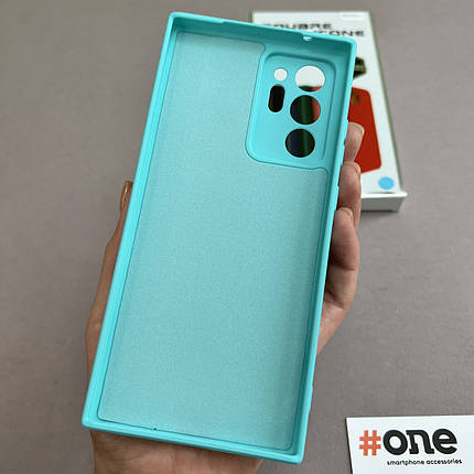 Чохол для Samsung Galaxy Note 20 Plus матовий із закритою камерою чохол на самсунг нот 20 плюс бірюзовий S1Q, фото 3