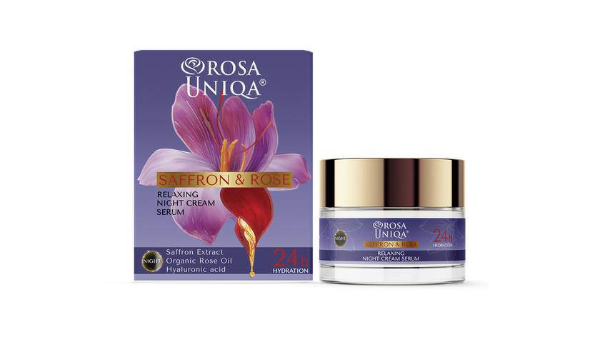 Нічний крем-сироватка-концентрат Rose Uniqa & Saffron від Arsy Сosmetics 50 мл, фото 2