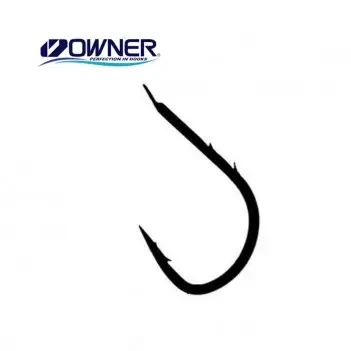Одинарний гачок OWNER 8 шт. лопатка чорний (65566), фото 1
