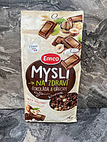 Мюсли Emco Crunchy Muesli лесной орех и кусочки шоколада без пальмового масла 750 гр