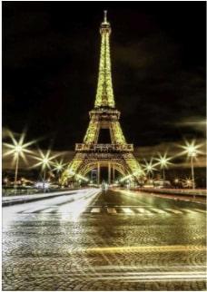 Алмазна мозаїка "Нічний Париж", на підрамнику 30*40см, в кор. 41*31*2,5см, ТМ Dreamtoys - фото 1 - id-p1645489721