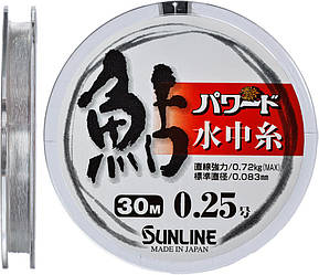 Леска Sunline Powerd Ayu 30m #0.15/0.064mm 0.43kg (136466)