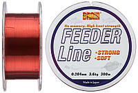 Леска Brain Feeder 300 m 0,204 mm #1.5, 3.6 kg, 7.9 lb, ц.: copper (25214) 1858.70.02