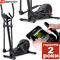 Орбитрек HS-050C Frost black/gray электромагнитный. Для похудения, для дома, кардиотренажер, эллипс