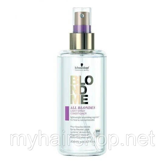 Спрей-кондиціонер "Легкий догляд" SCHWARZKOPF Blond Me All Blondes Light Spray Conditioner 200 мл