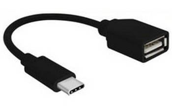 Кабель OTG USB 2.0 AF/Type-C 0.2m Cablexpert (A-OTG-CMAF2-01)