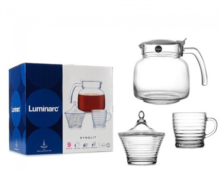 Чайний сервіз Luminarc Rynglit з 8 предметів (P2697)