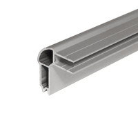 Профіль NC2BE39 алюмінієвий з пазом 7мм, для N-Case Case 2 System. Сумісний з пластиковим куточком NC2BC39K, фото 1