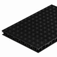 Панель полімерна "пластик" x15110s. Чорна. Підвищеної міцності, товщина 11 мм 2300мм*1600мм. Вага 13 кг