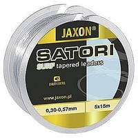 Леска Jaxon Satori Surf поводок 0,30-0,57 5*15M конус (97745) ZJ-SBS030