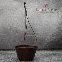 Підвісний горщик з гачком LotPlast 3.7 л d23 венге