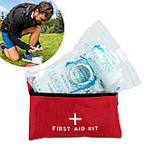 Аптечка автомобільна першої допомоги для водія сумка HS-300 санітарна маленька в машину при травмах, фото 9