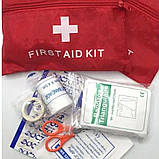 Аптечка автомобільна першої допомоги для водія сумка HS-300 санітарна маленька в машину при травмах, фото 5